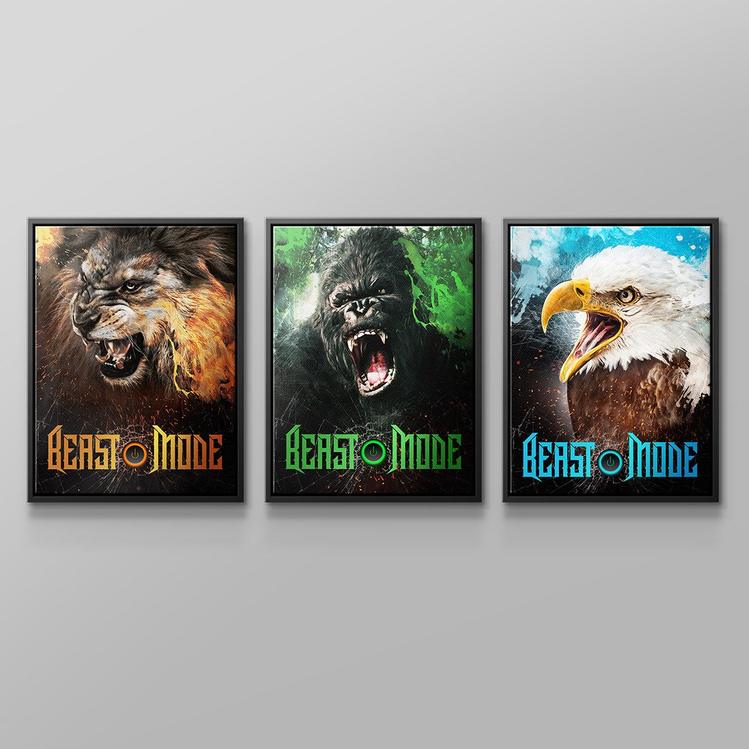 BEAST MODE - Canvas 3x