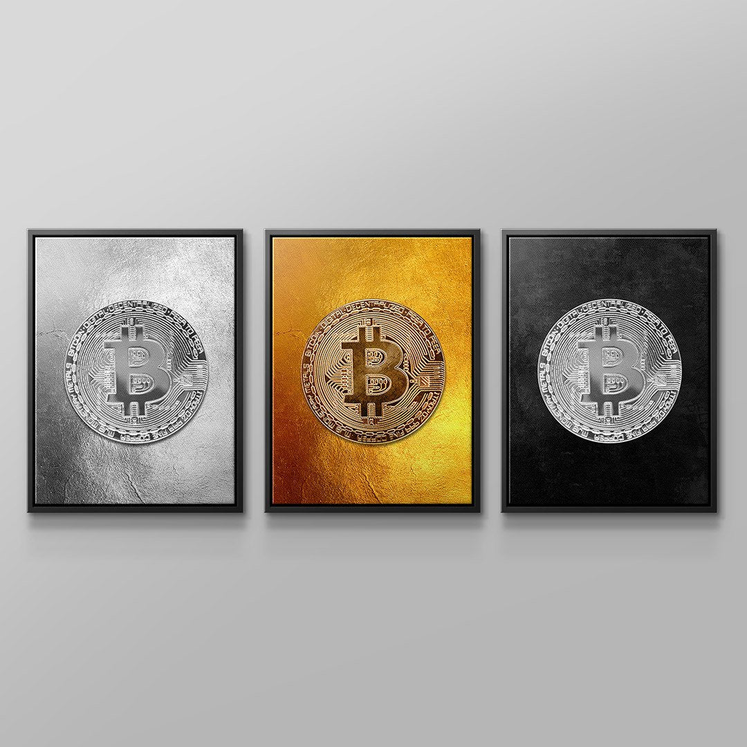 BITCOIN MOOD - Canvas 3x