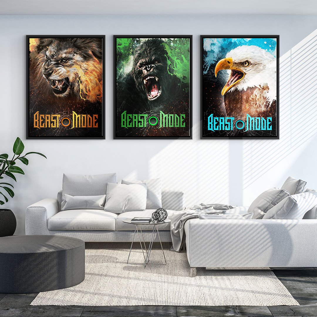 BEAST MODE - Canvas 3x