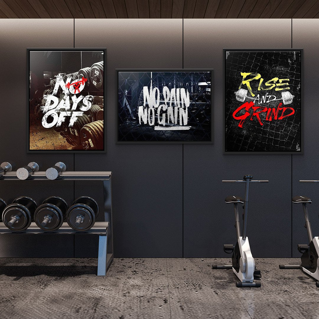 BODYBUILDING MOTIVATION - Canvas 3x