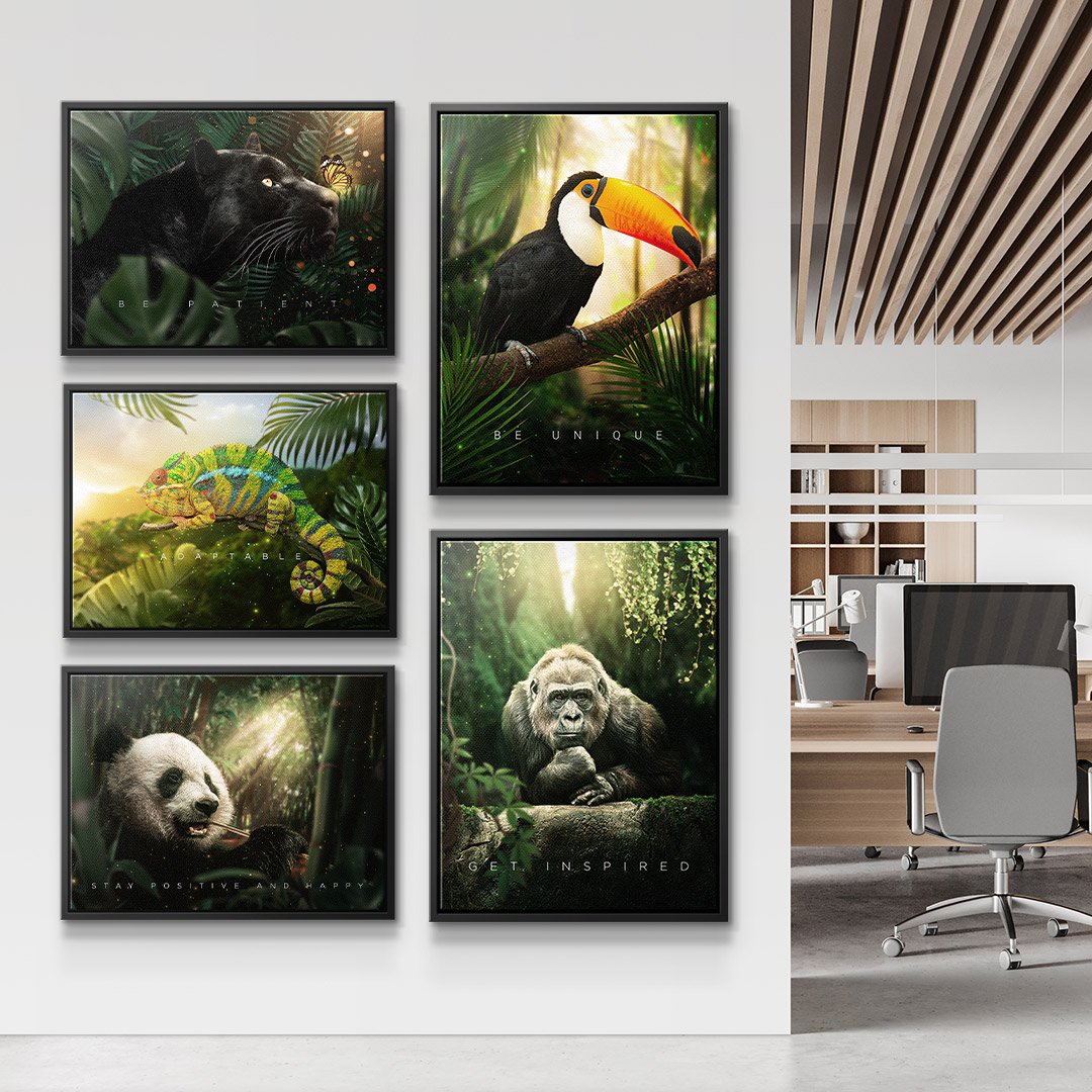 ANIMAL JUNGLE - Canvas 5x