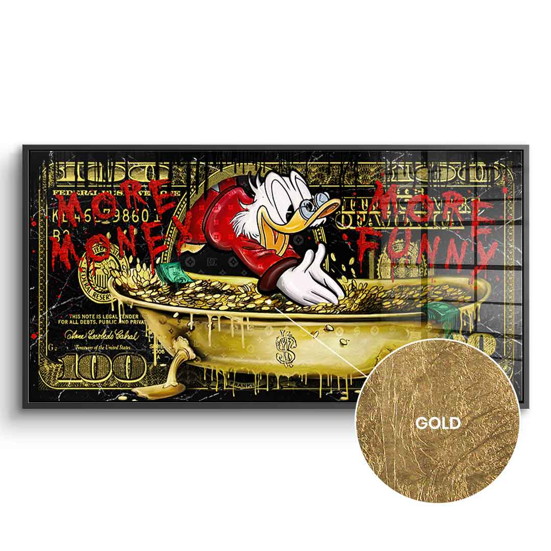 MORE MONEY DUCK - GOLD LEAF