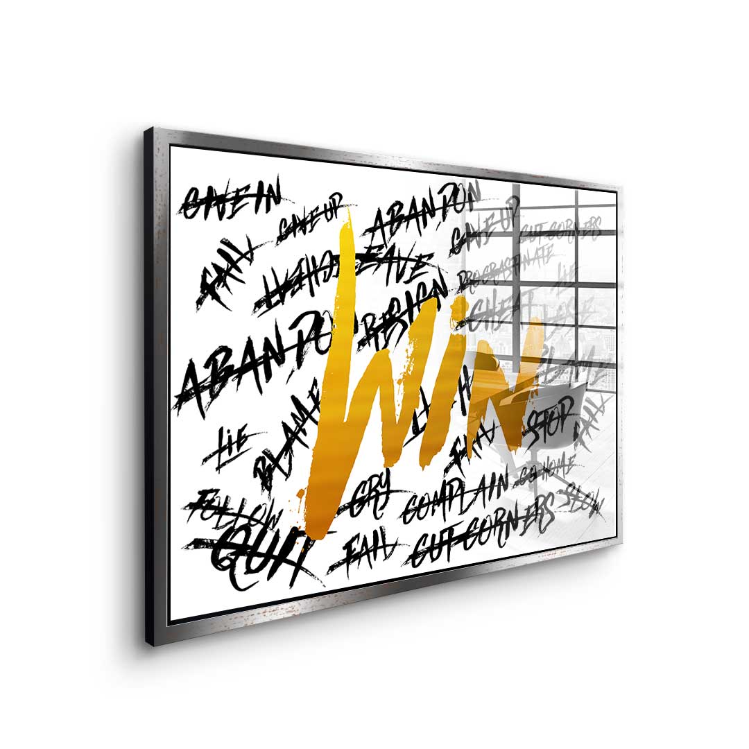 WIN - acrylic glass