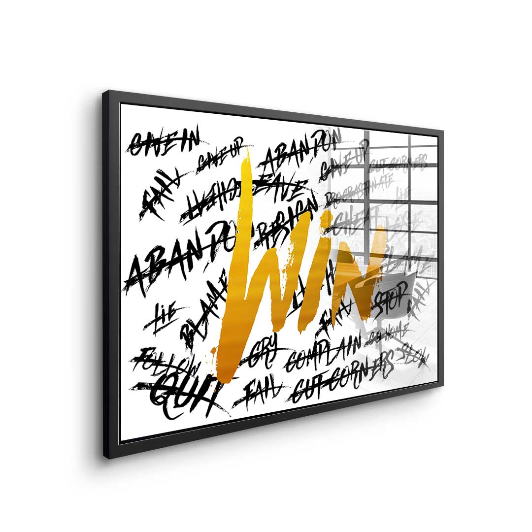 WIN - acrylic glass