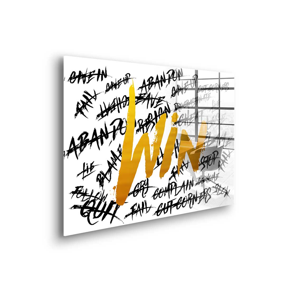 WIN - acrylic glass