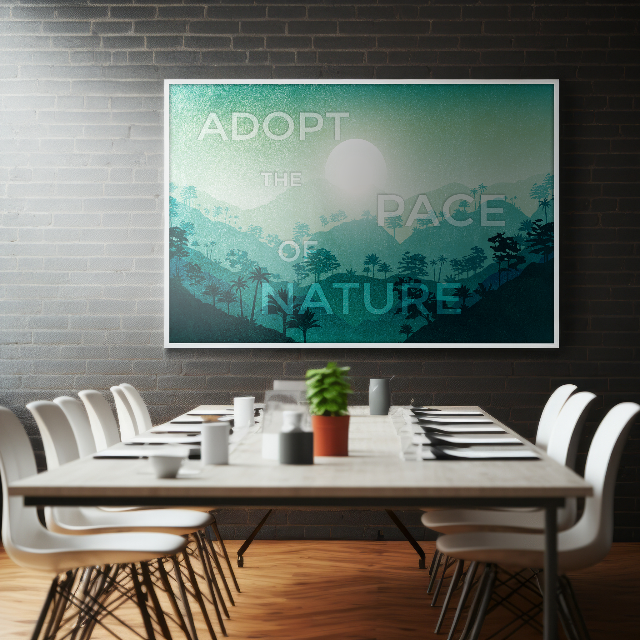 ADOPT THE PACE OF NATURE