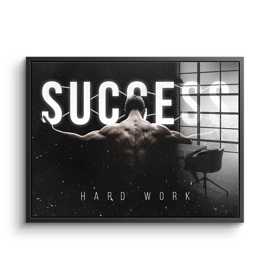 Success - Hard Work - acrylic glass