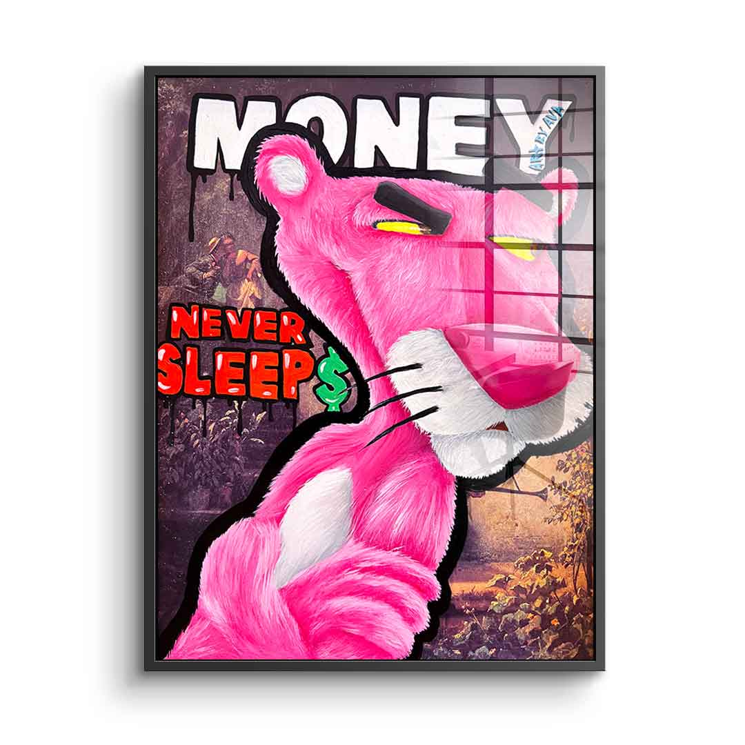 Money Panther - acrylic glass