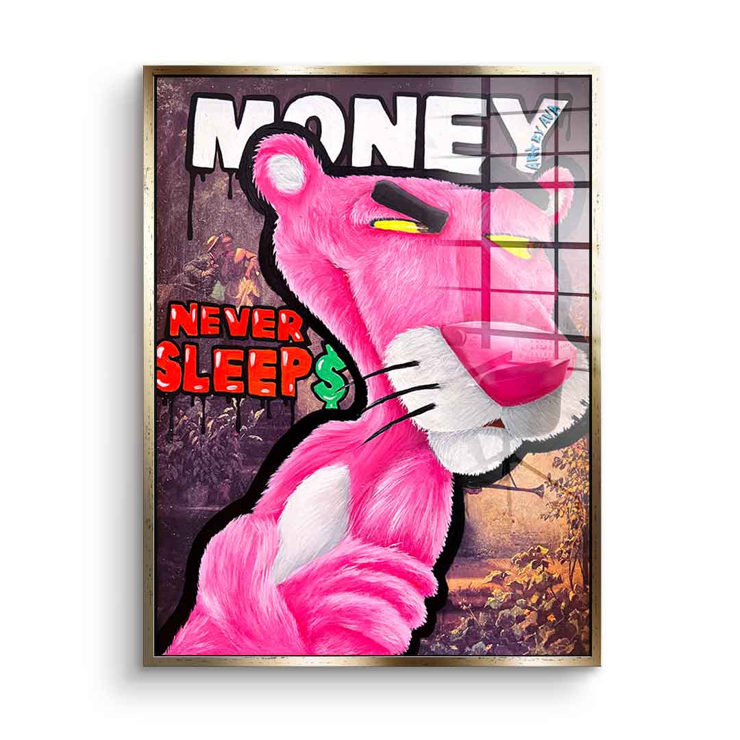 Money Panther - acrylic glass