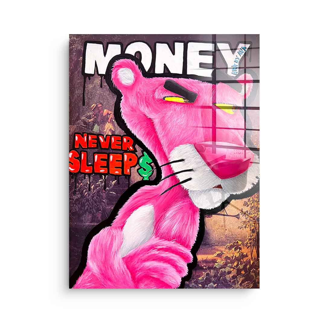 Money Panther - acrylic glass