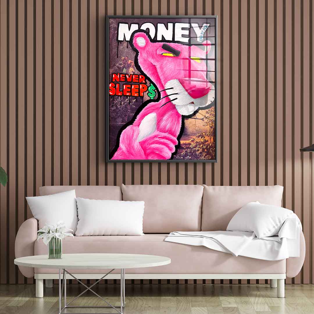 Money Panther - acrylic glass