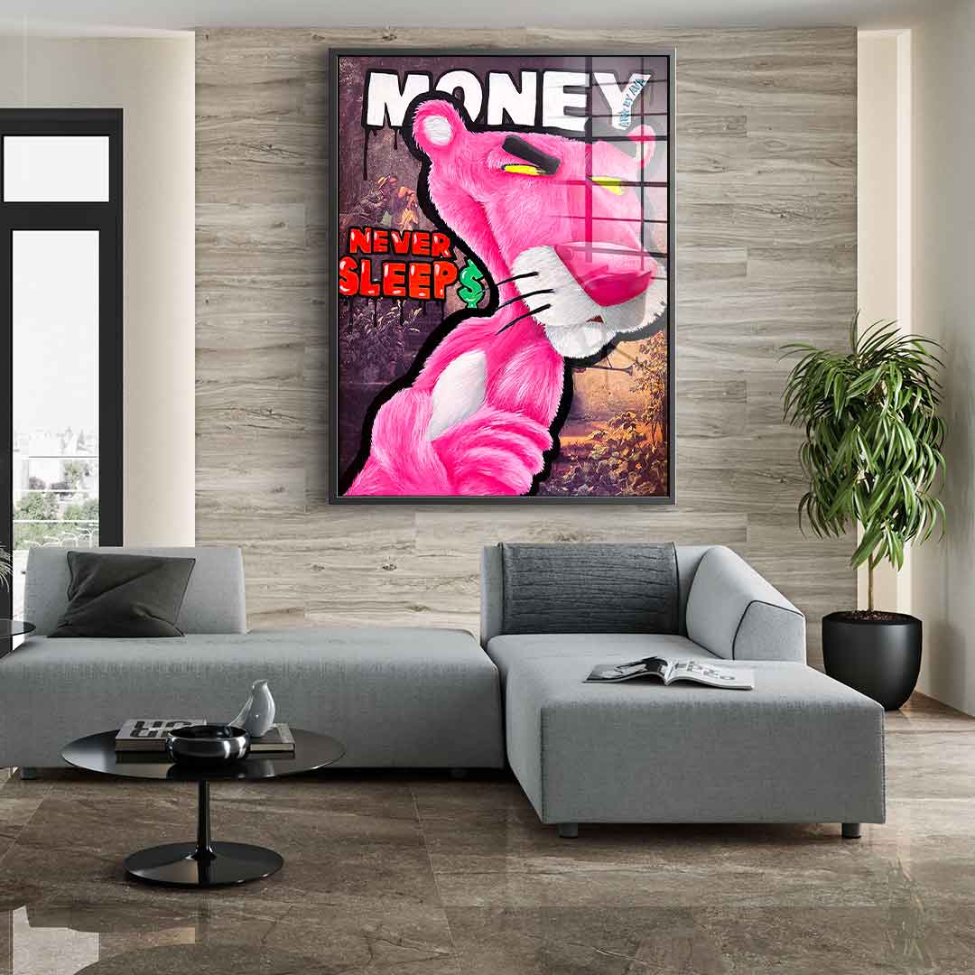 Money Panther - acrylic glass