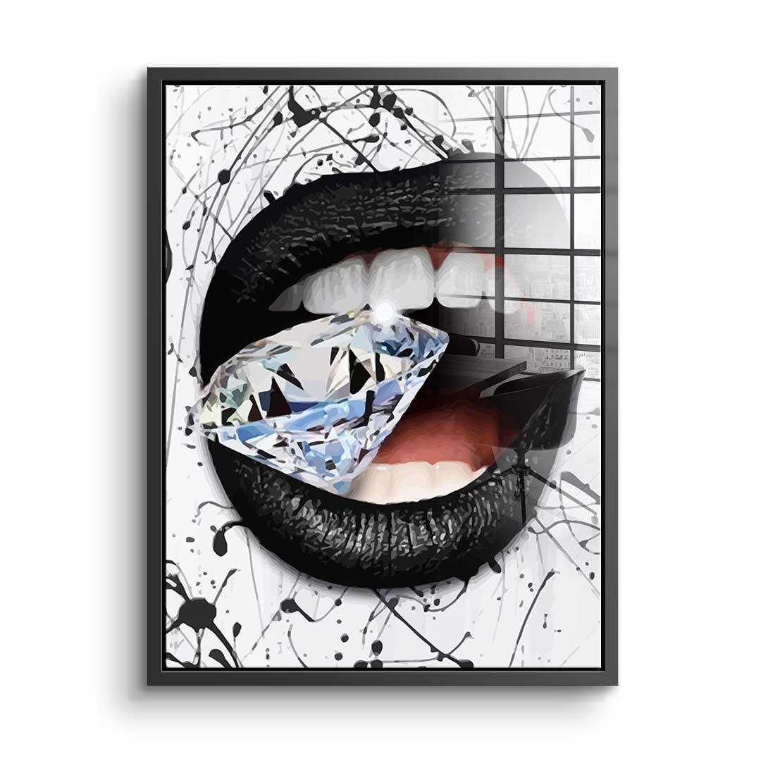 Diamond Mouth - acrylic glass