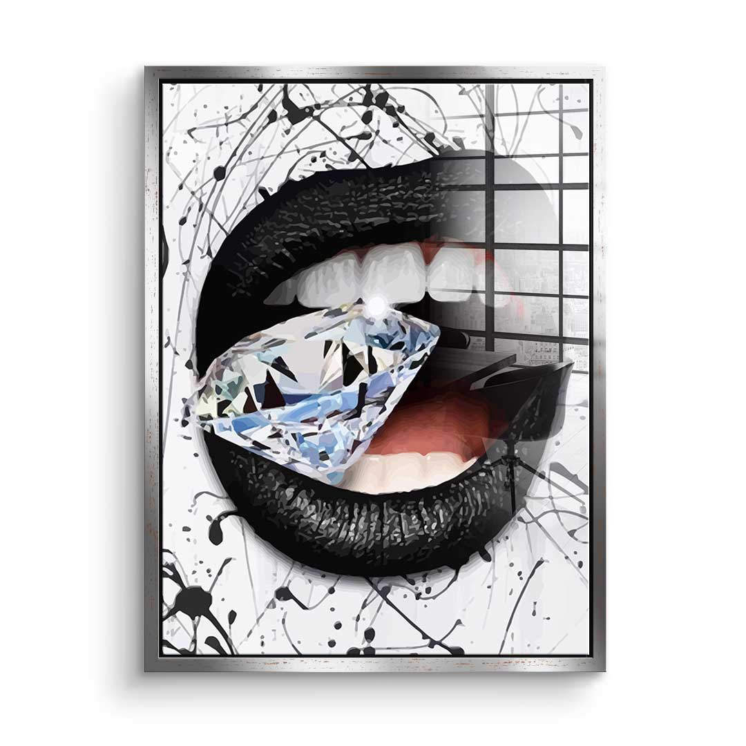 Diamond Mouth - acrylic glass