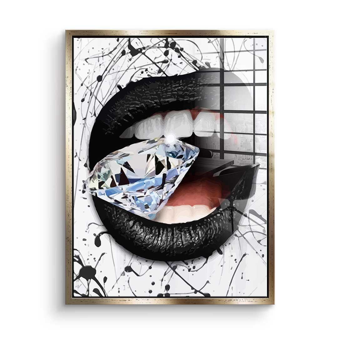 Diamond Mouth - acrylic glass