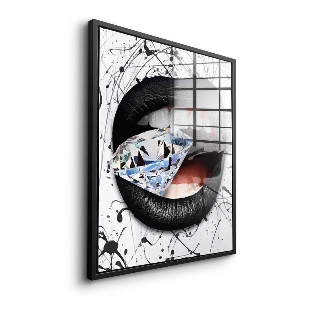 Diamond Mouth - acrylic glass