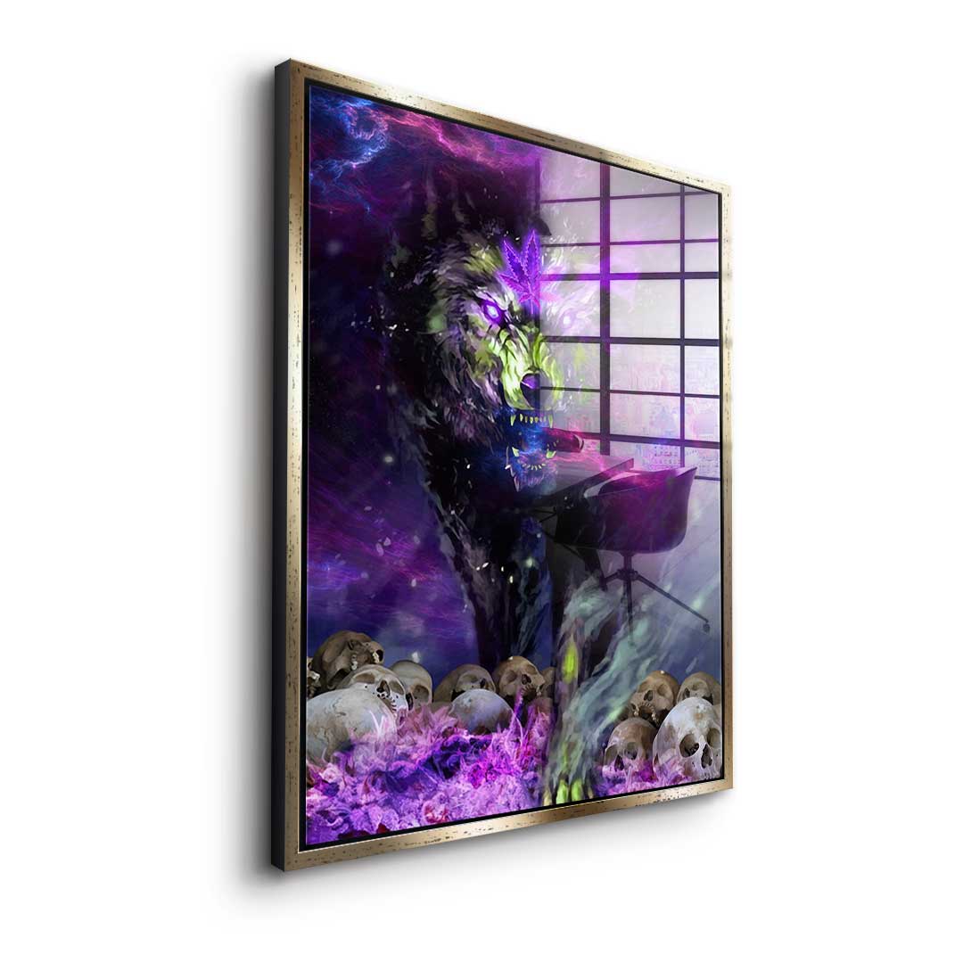 <tc>Acrylic Glass Art</tc> CannabisWolf