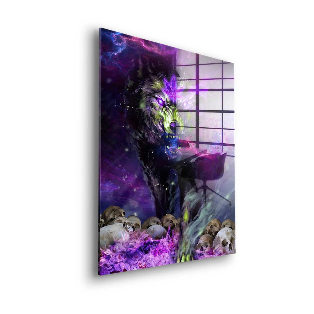 <tc>Acrylic Glass Art</tc> CannabisWolf