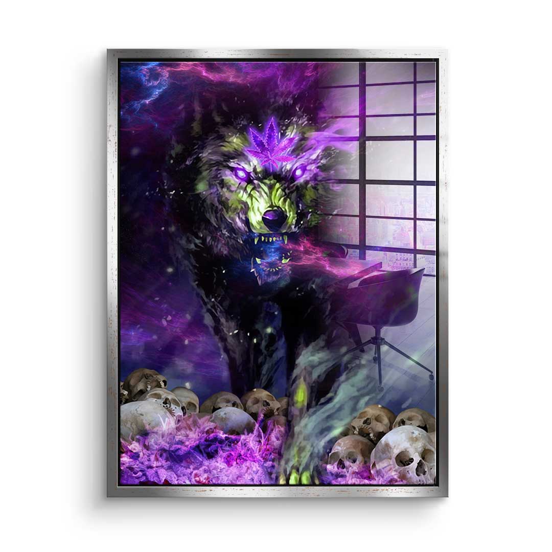 <tc>Acrylic Glass Art</tc> CannabisWolf