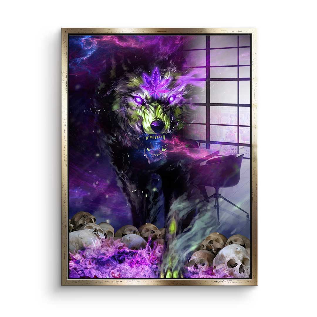 <tc>Acrylic Glass Art</tc> CannabisWolf