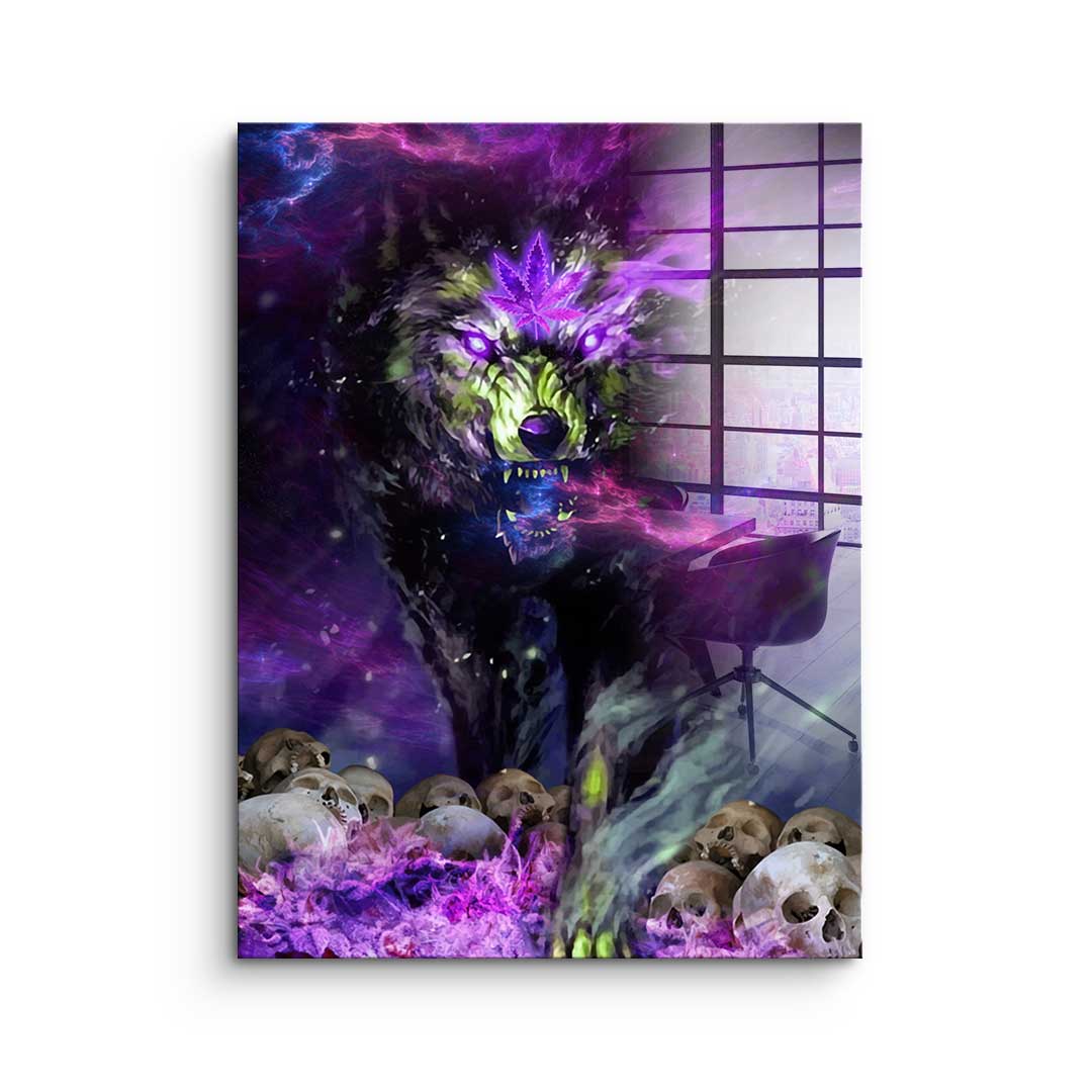 <tc>Acrylic Glass Art</tc> CannabisWolf