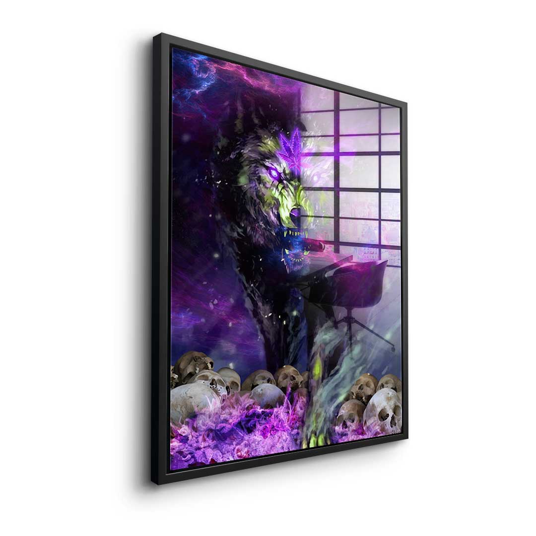 <tc>Acrylic Glass Art</tc> CannabisWolf