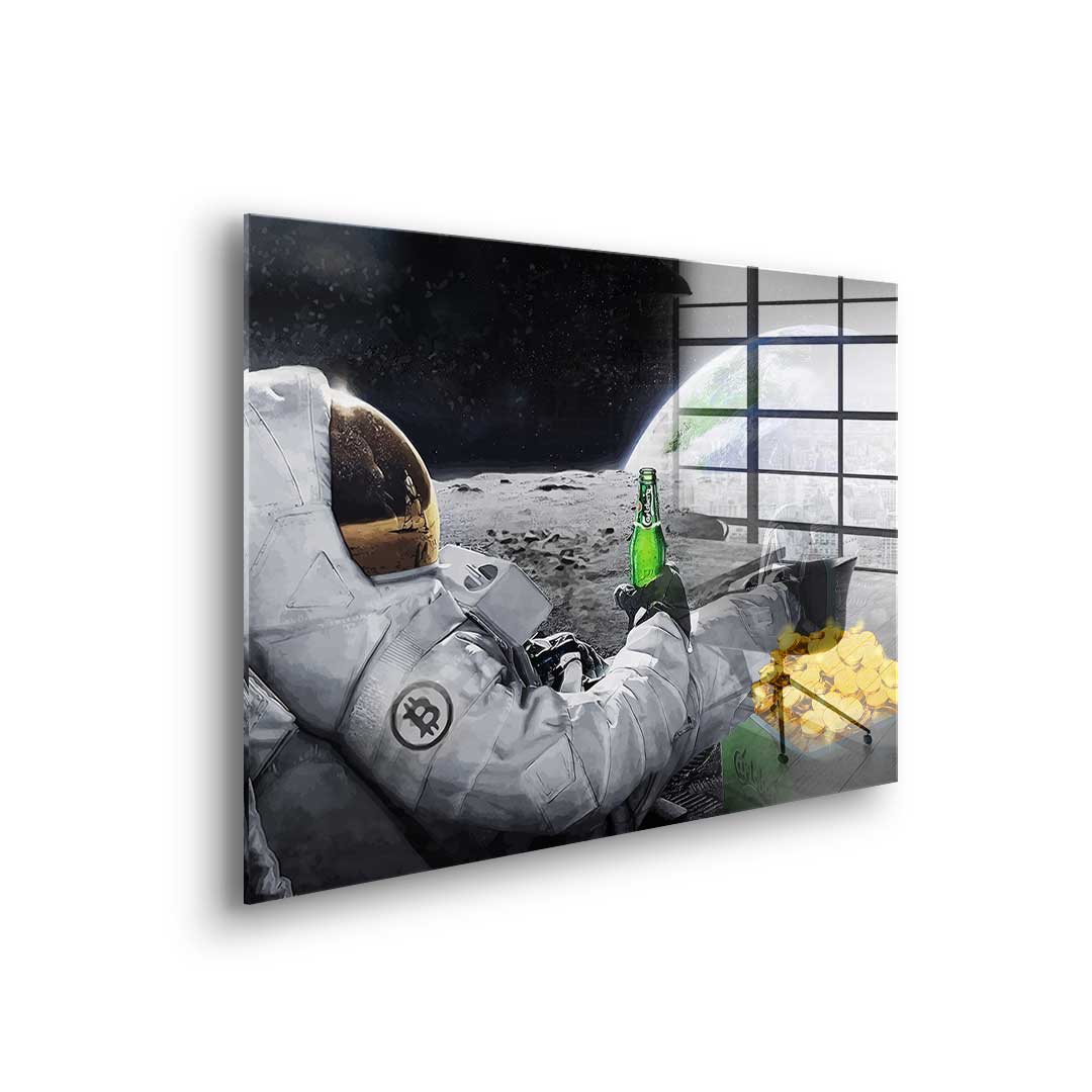 Bitcoin Astronaut Lifestyle - acrylic glass