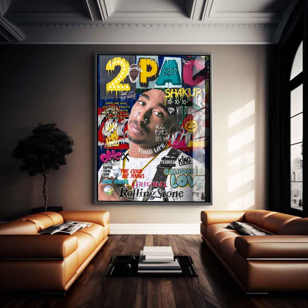 2Pac - acrylic glass