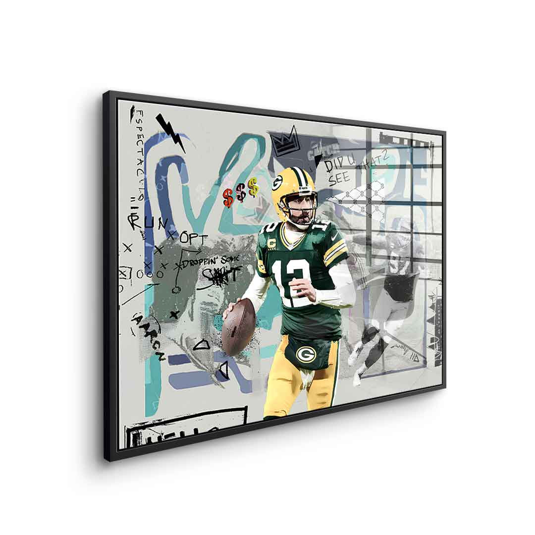 Aaron Rodgers - acrylic glass