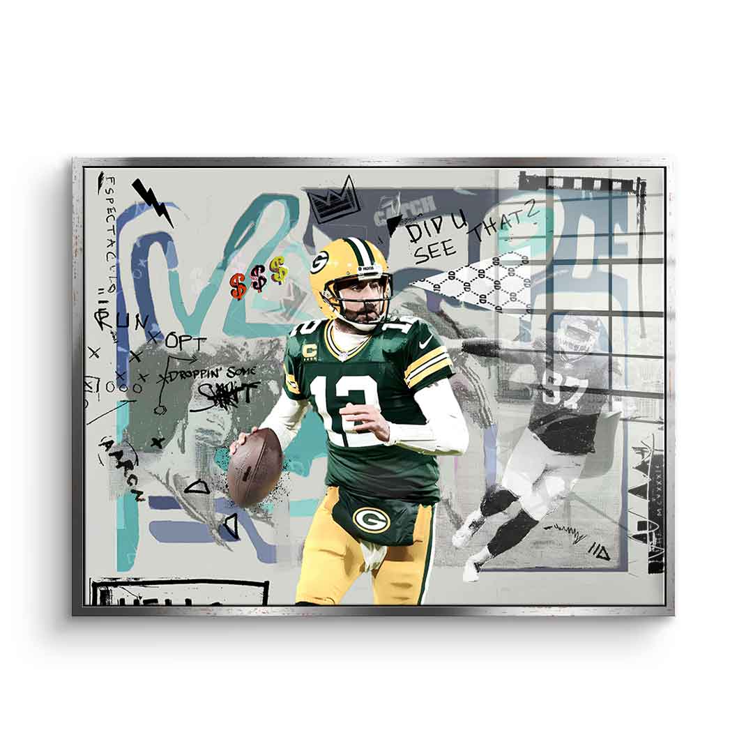 Aaron Rodgers - acrylic glass