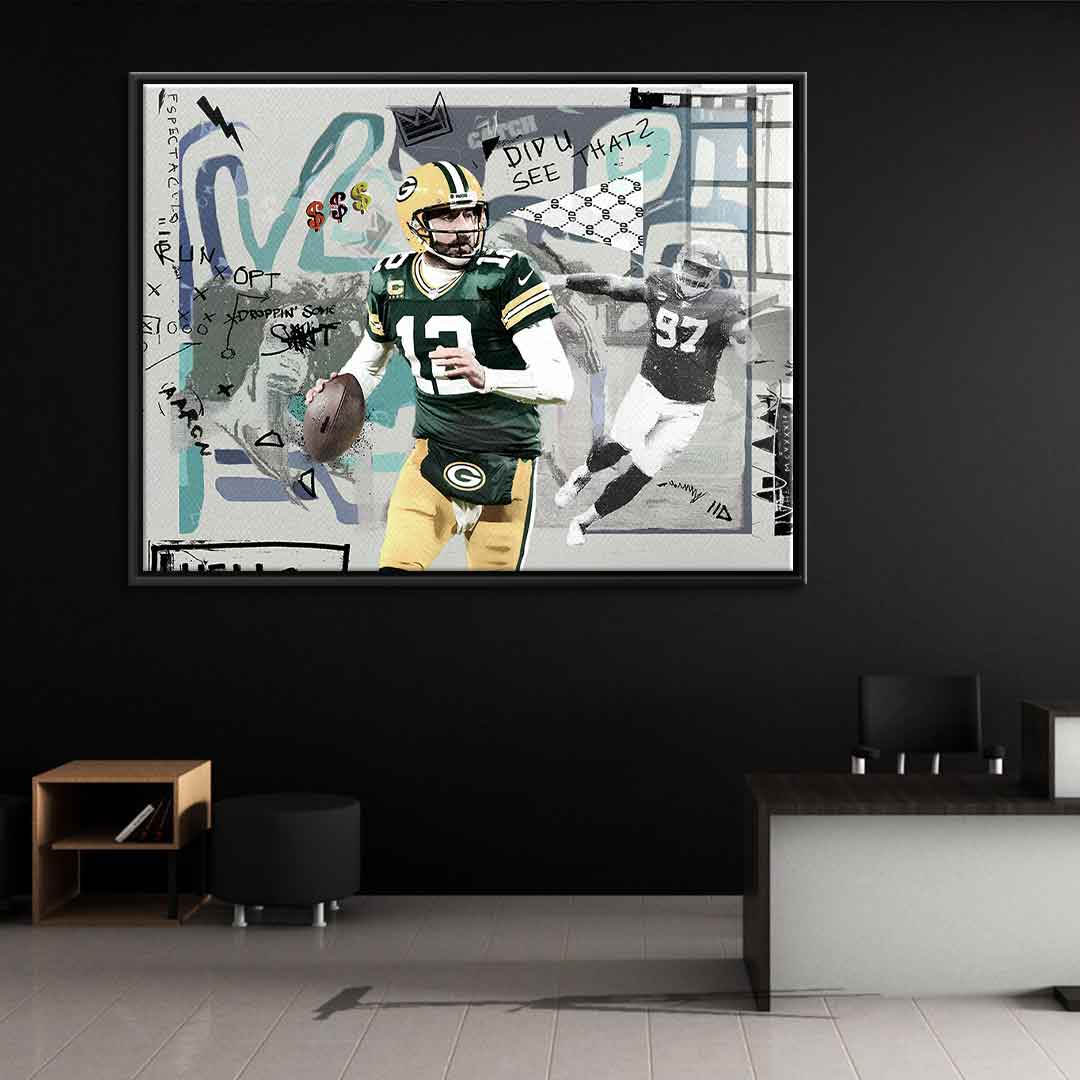 Aaron Rodgers - acrylic glass