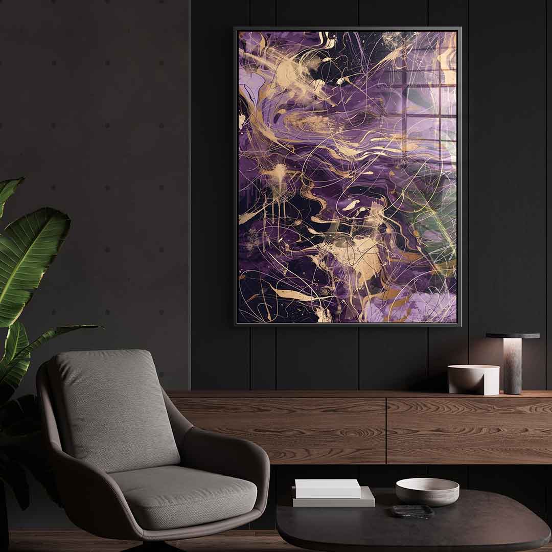 Purple Storm - acrylic glass