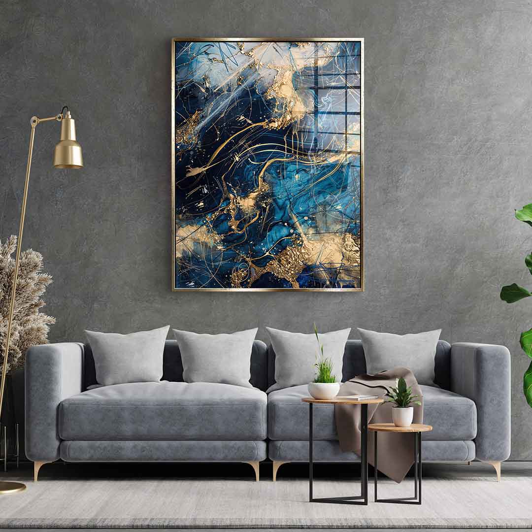 Blue Thunder - acrylic glass