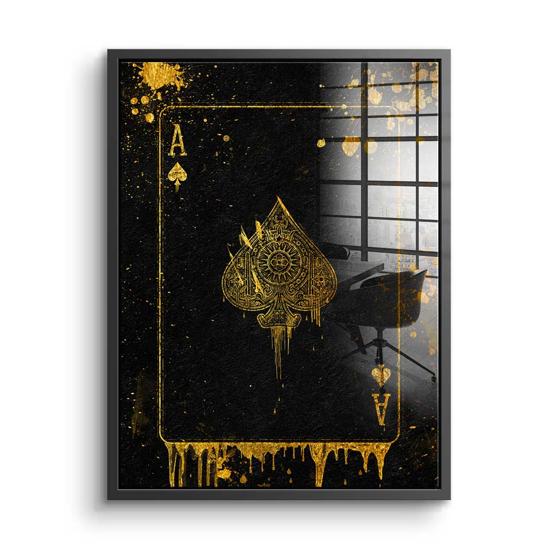 Ace Card - acrylic glass