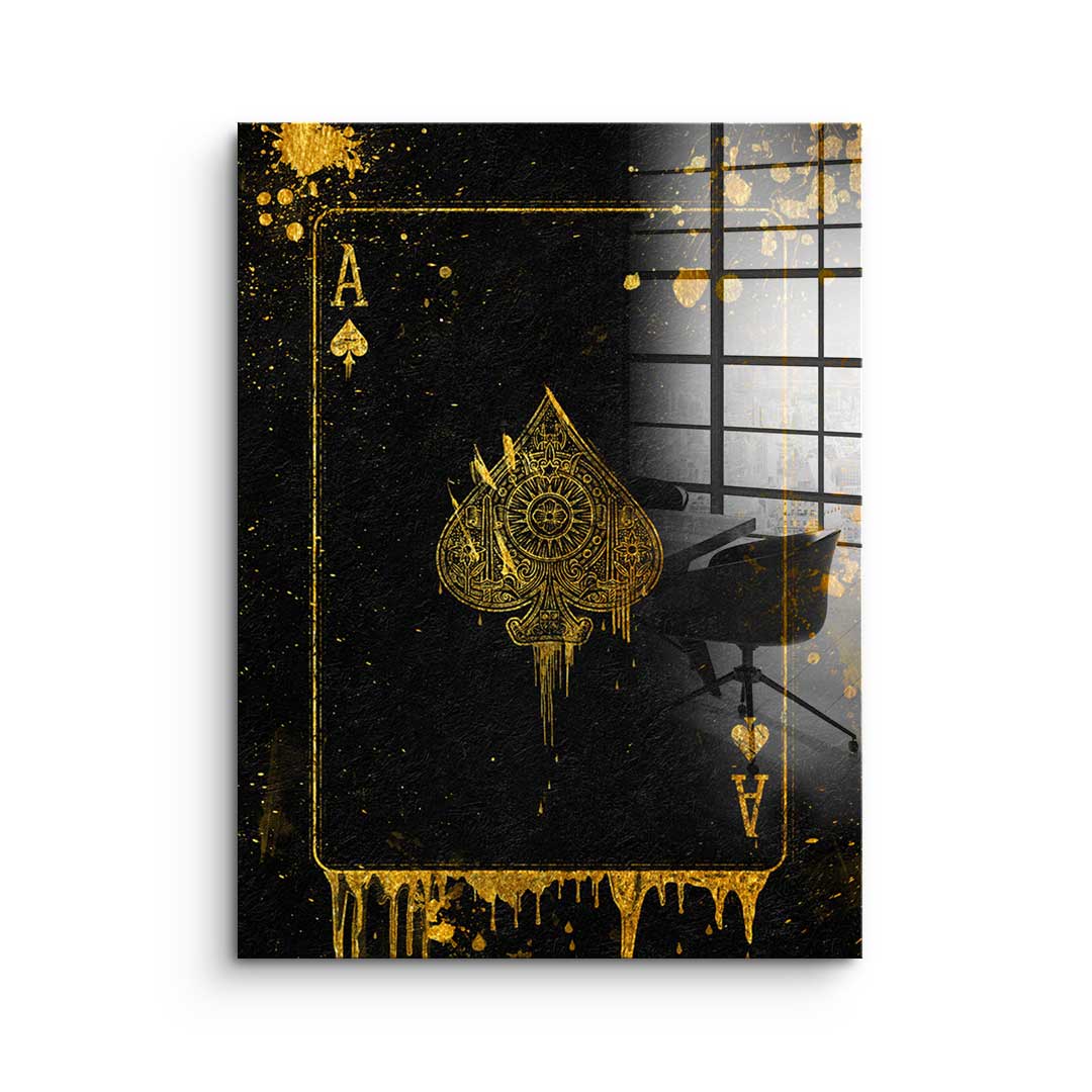 Gold Card - acrylic glass 3x