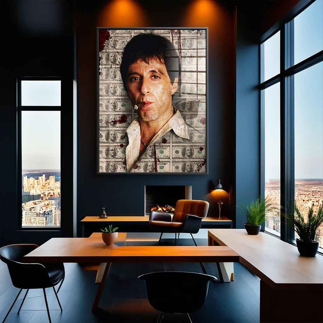 Al Pacino Portrait 2 - acrylic glass