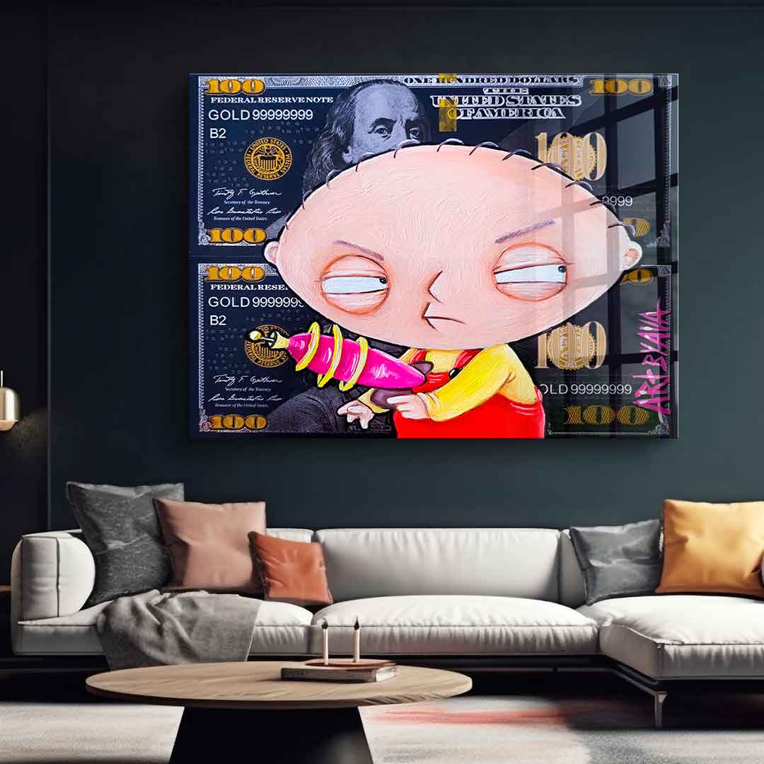 Angry Stewie - acrylic glass