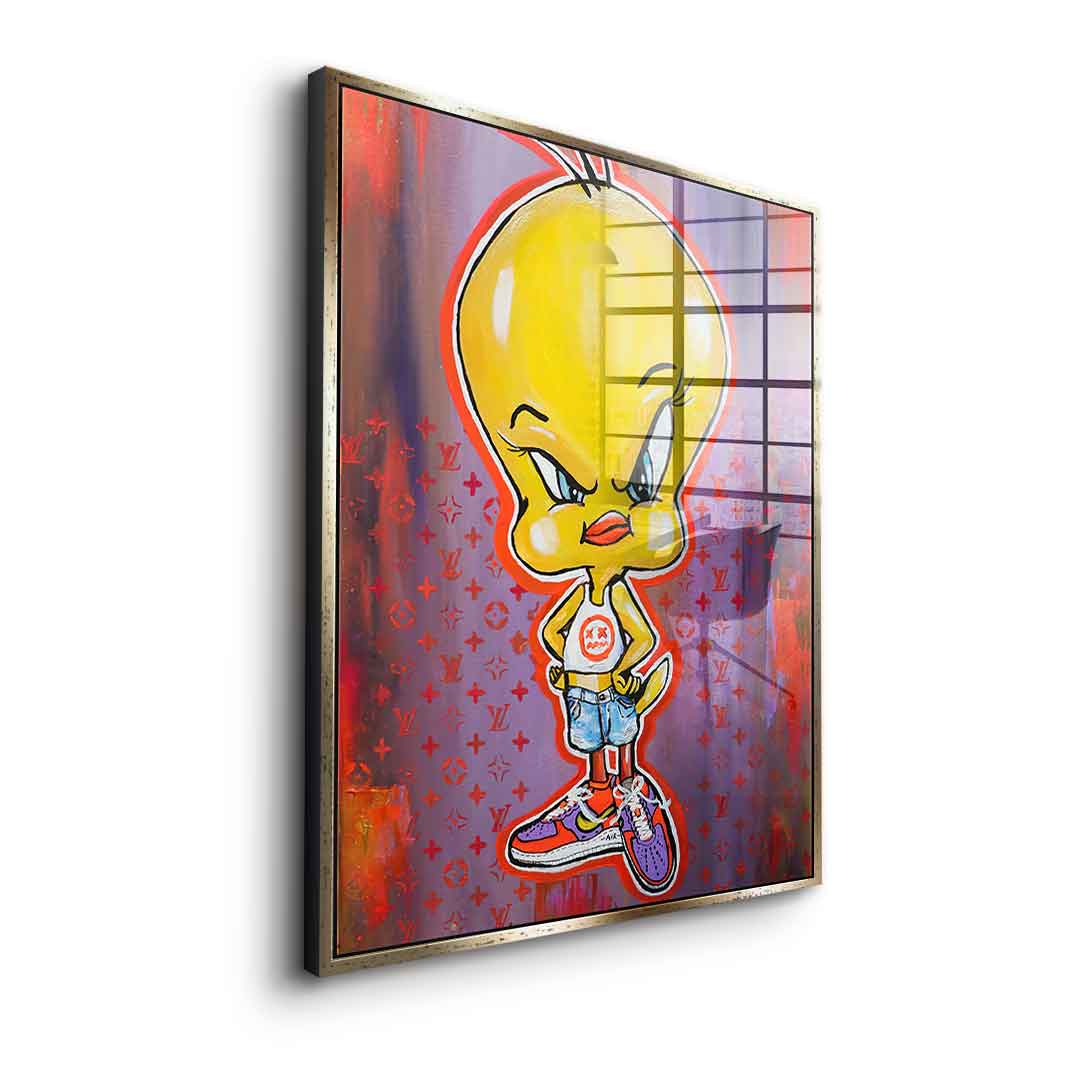 Angry Tweety - acrylic glass