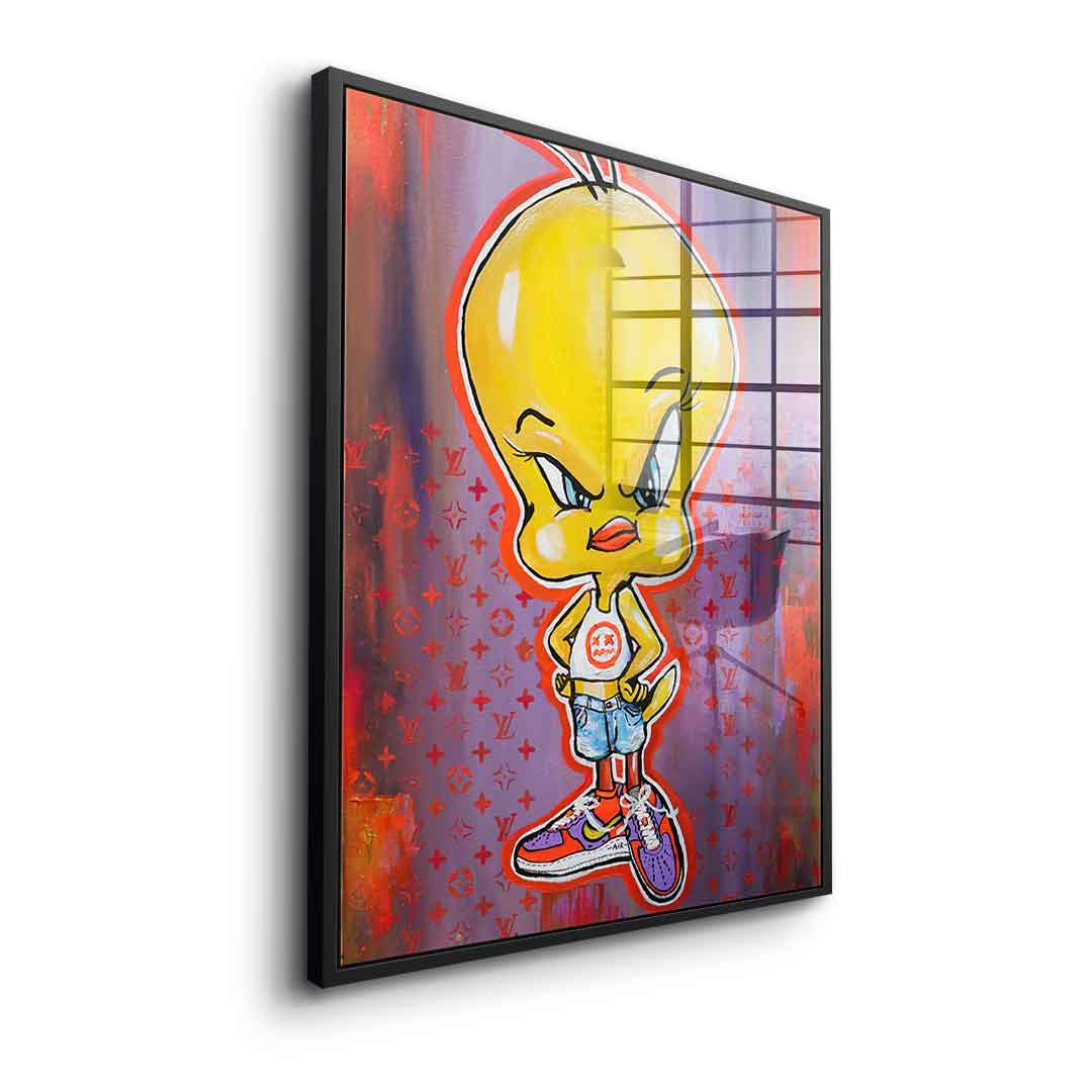 Angry Tweety - acrylic glass