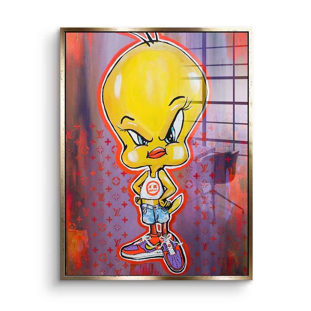 Angry Tweety - acrylic glass