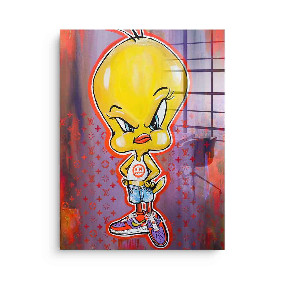 Angry Tweety - acrylic glass