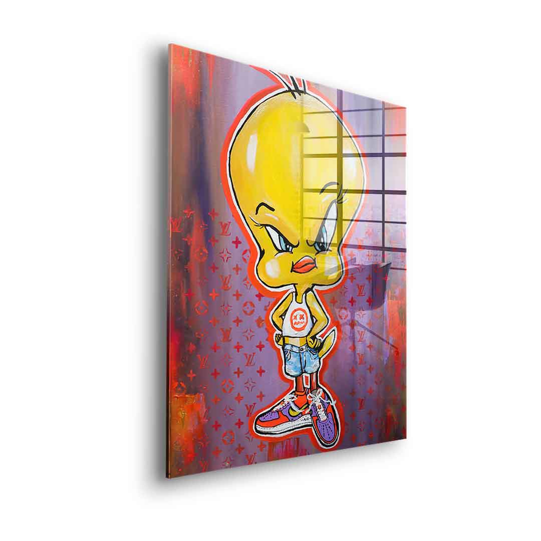 Angry Tweety - acrylic glass