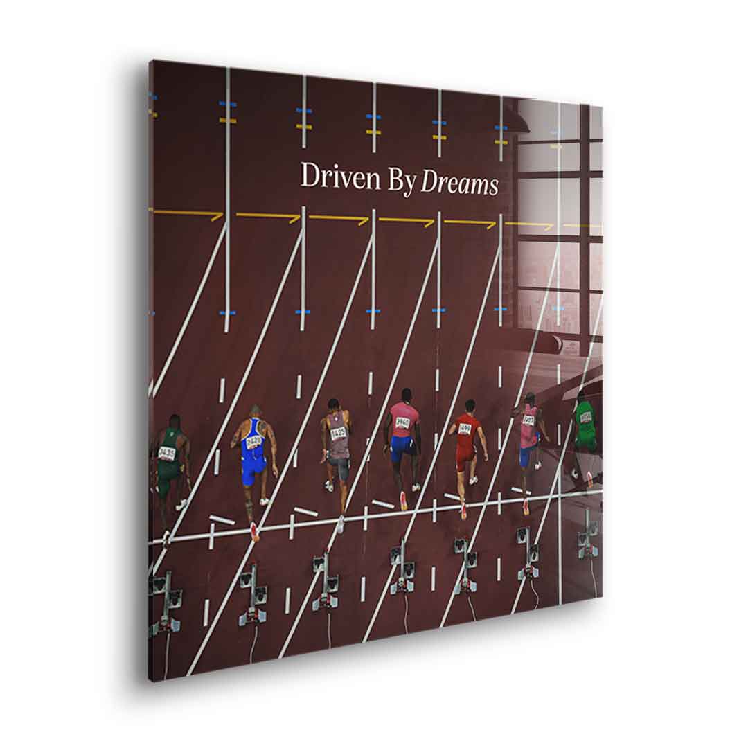 Driven by dreams #Athletics - Square Edition -<tc>Acrylic Glass Art</tc>