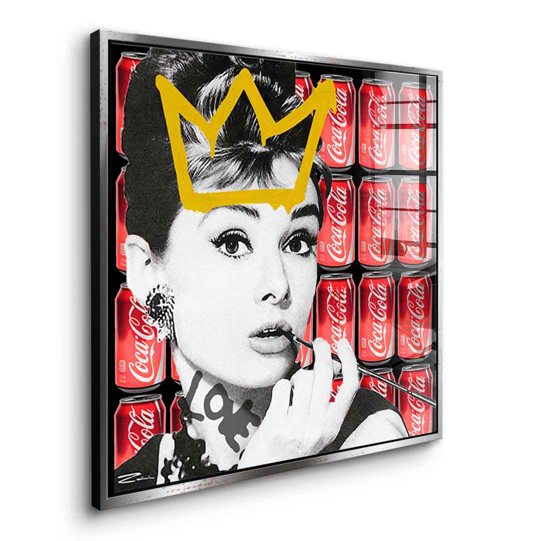 Audrey Hepburn Drink - acrylic glass