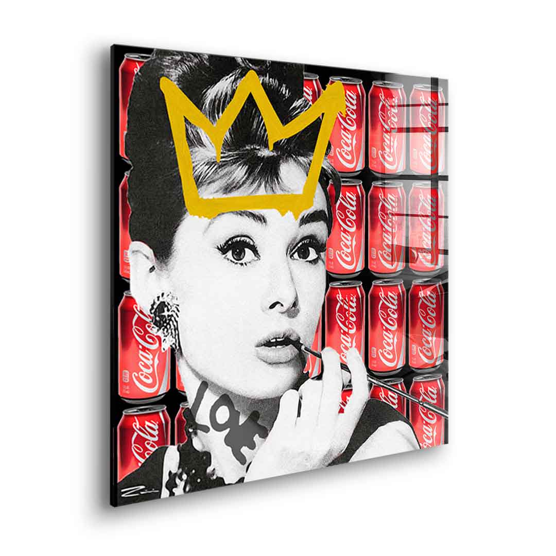 Audrey Hepburn Drink - acrylic glass