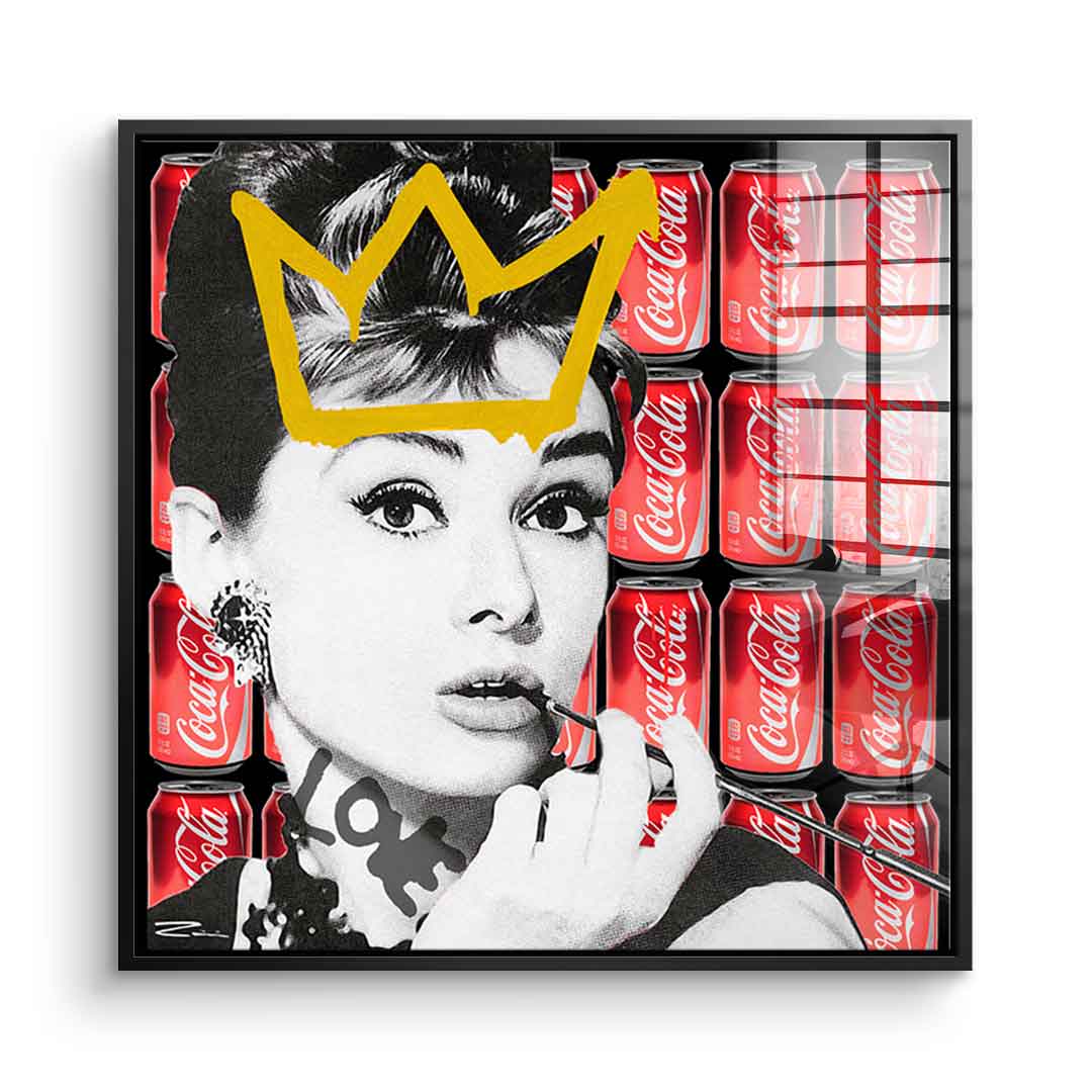 Audrey Hepburn Drink - acrylic glass