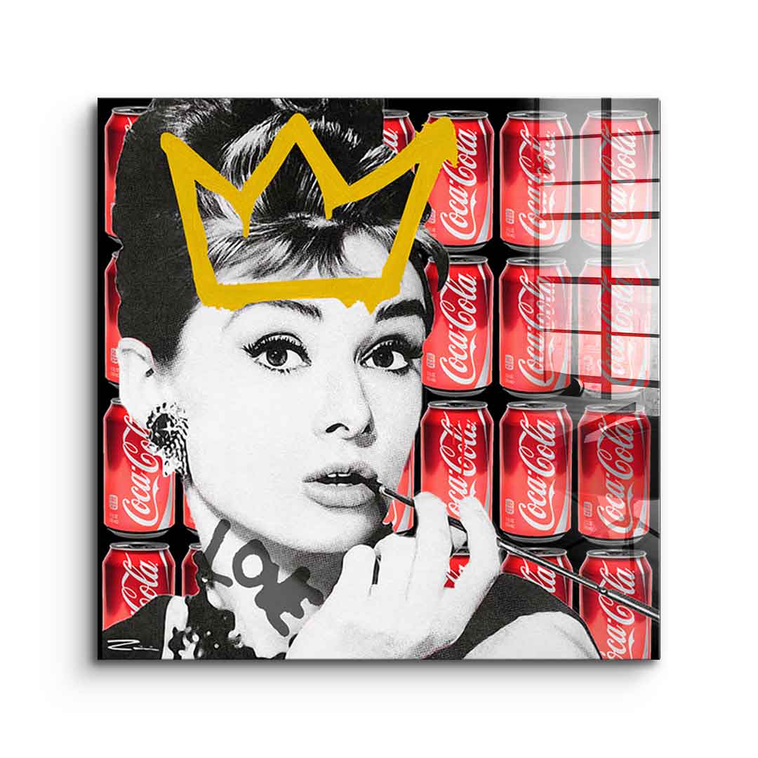 Audrey Hepburn Drink - acrylic glass