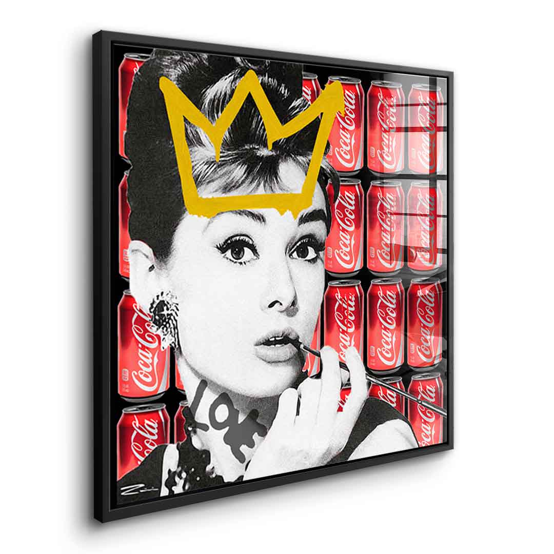 Audrey Hepburn Drink - acrylic glass