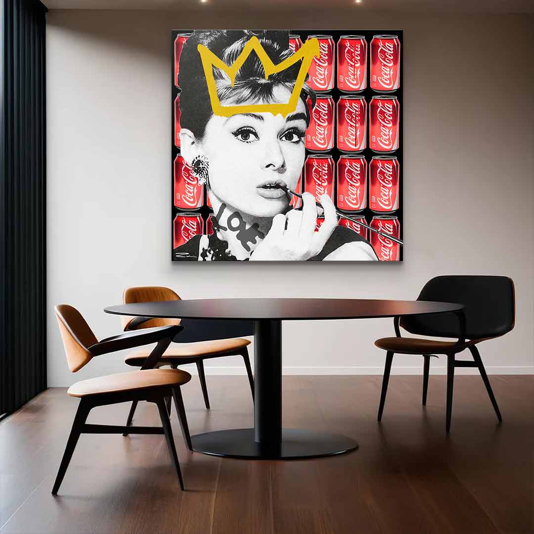 Audrey Hepburn Drink - acrylic glass