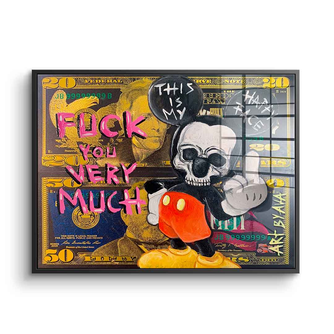 Badass Mickey Mouse - acrylic glass